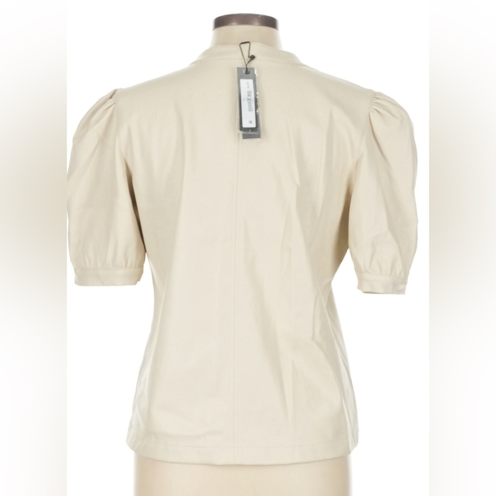 Steve Madden Cream Puff Sleeve Blouse - Picture 2 of 6